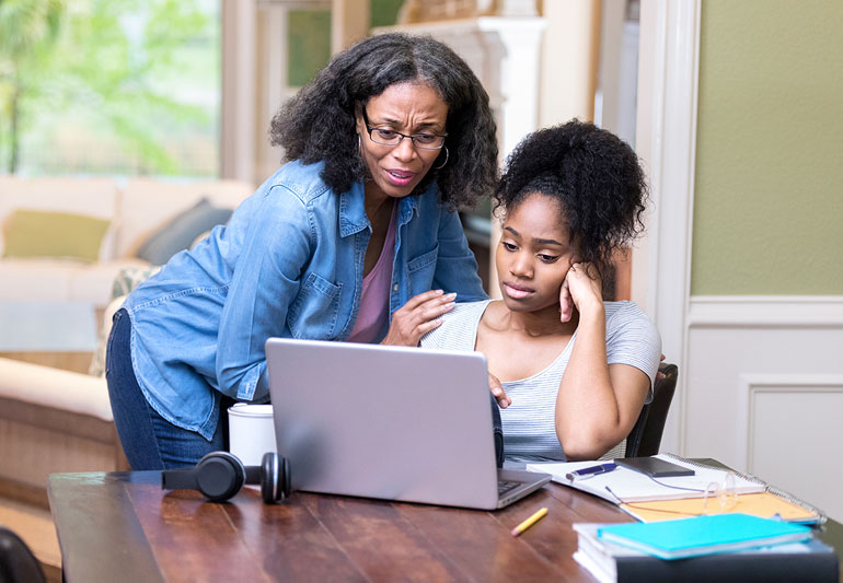 Mom and middle-schooler resource